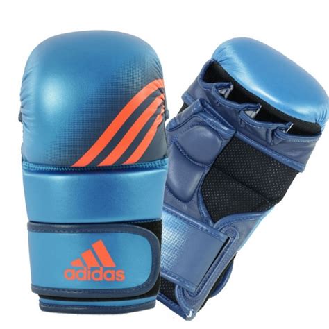 adidas training grappling handschoenen blauw fitnessmerkennl