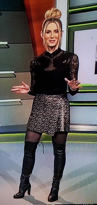 Laura Rutledge In Stockings And Thigh High Boots 🤤 R Hot Reporters