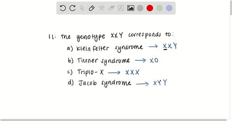Solved Turner Syndrome Xo Is An Example Of