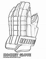 Coloring Hockey Pages Colouring Stick Gloves Goalie Helmet Ccm Nhl Printablecolouringpages Template sketch template