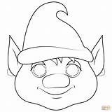 Elf Mask Coloring Pages Printable Dragon Masks Supercoloring Categories sketch template