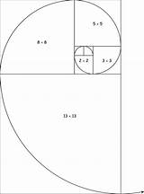 Fibonacci Schnitt Spiral Goldene Goldener Phi Spirale Sequence Geometrie Logarithmic Vismath Kunst Composition Zirkel Gyllene Snittet Proportion Heilige Graphisme Zeichnen sketch template