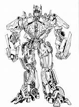 Optimus Colorear Transformers Colorare Disegni Coloringfolder sketch template