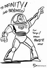 Buzz Lightyear Coloring Pages Printable Darwyn Cooke Kids Adults sketch template