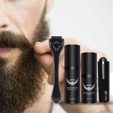 beardbeard growth kit hair growth enhancer thicker oil