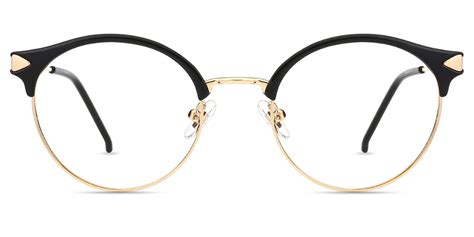 unisex full frame mixed material eyeglasses fashion eye