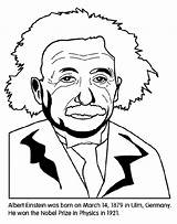 Coloring Einstein Albert Pages Kids Crayola Au Colouring Prize Peace sketch template