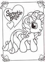 Coloring Belle Sweetie Pony Little Pages Printable Cartoon Mlp Getcolorings Bubakids Getdrawings Bloom Apple sketch template