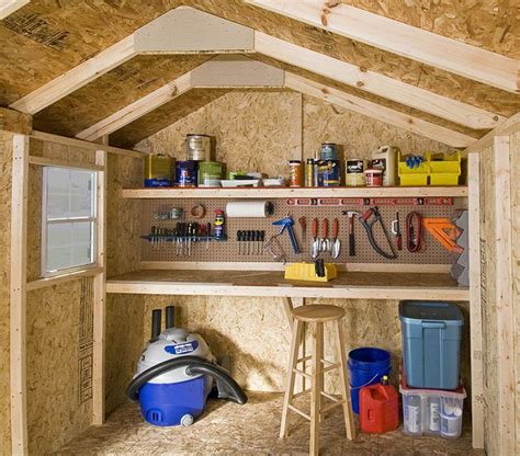 shed organization ideas tips images  pinterest