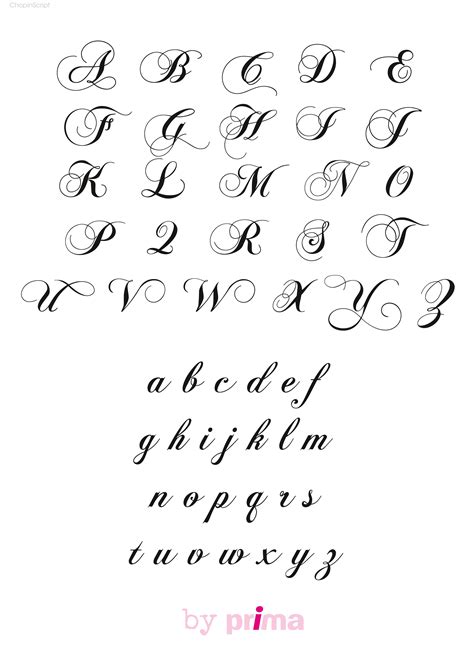 abecedaire art calligraphique alphabet