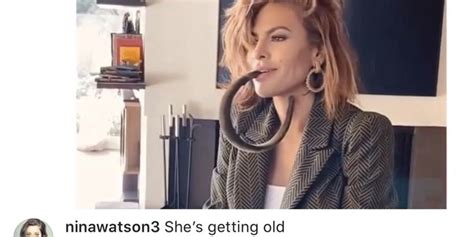 Eva Mendes Responds To A Troll Who Said She S Getting Old