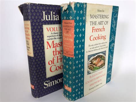 mastering  art  french cooking volume  julia childs  simone beck vintage cookbook