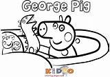 Pig George Pages Kids Color Peppa Print Coloring Admin April Drawing sketch template