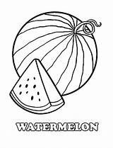 Watermelon Onlinecoloringpages Shopkins sketch template