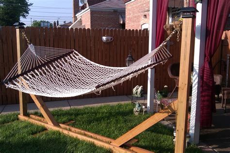diy hammock stand  pictures instructables