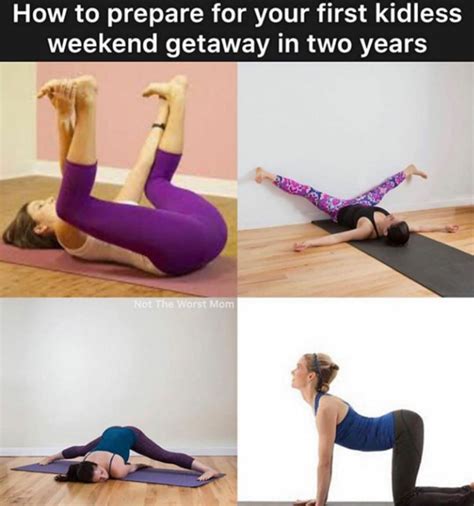 yoga   weekend meme guy