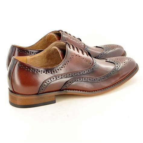 leather lined brogues  brown  perfect pair