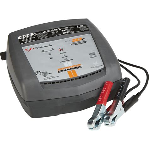 schumacher  amp  volt fully automatic battery charger  stage operation model xc