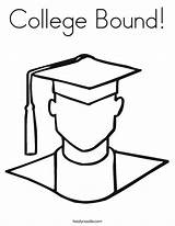 Coloring College Bound Grade First Come Pages Worksheet Outline Class Graduate Noodle Twisty Graduation Responsible Clipart Boy Print Grad Am sketch template