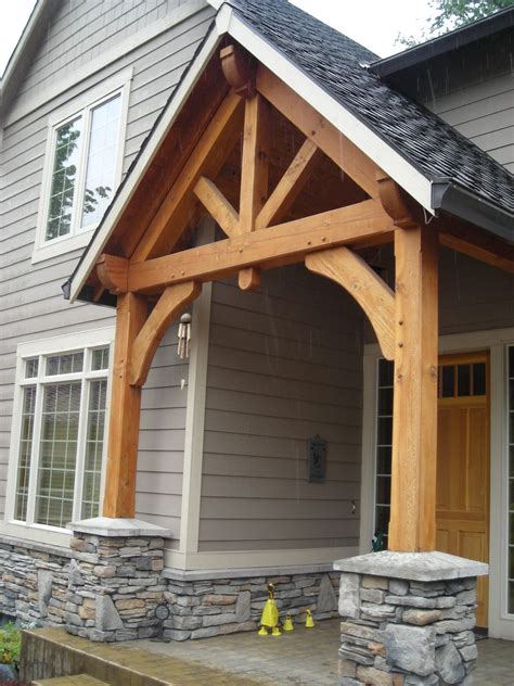 timber frame entry   front porch design porch design house  porch