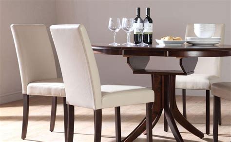 collection  white leather dining room chairs dining room ideas