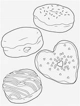 Donuts Dunkin Coloring Donut sketch template