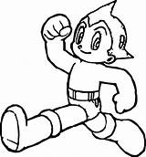 Astro Boy Coloring Pages Getcolorings Running sketch template