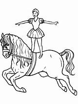 Voltigieren Cheval Pferde sketch template