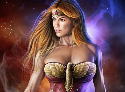 Artwork Fantasy Art Wonder Woman Wallpapers Hd Desktop