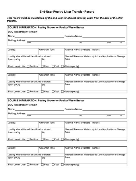 poultry record keeping templates excel form fill   sign