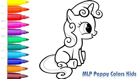 coloring pages sweetie belle mlp   draw sweetie belle drawing