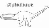 Diplodocus Netart Colouring sketch template