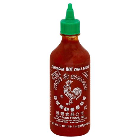 Huy Fong Sriracha Hot Chili Sauce 17oz Bottle