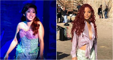 asian american ariel defends halle bailey as little mermaid from haters