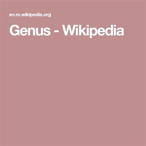 genus wikipedia wikipedia flower garden