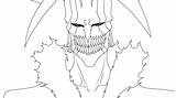 Ichigo Lineart Vasto Lorde Bleach sketch template