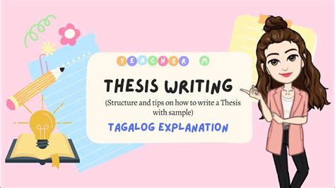 write  thesis tagalog tutorial  sample thesis