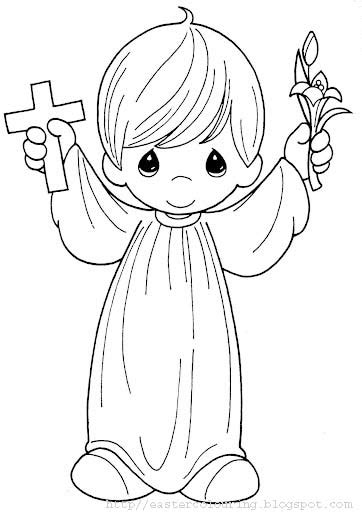 easter colouring religious easter colouring pages