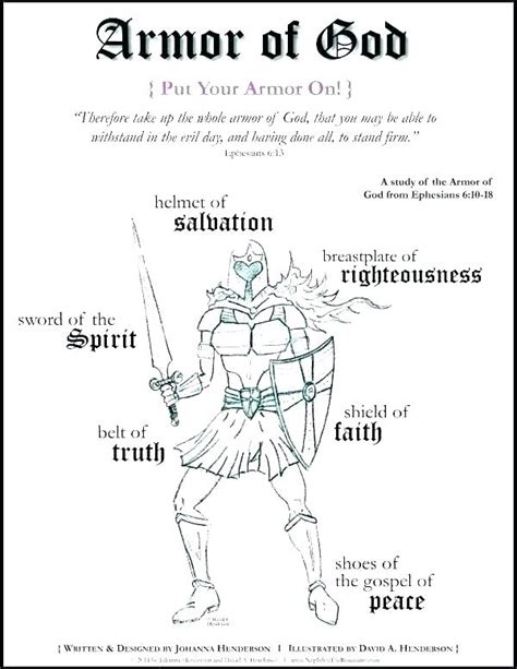 armour  god coloring page  getcoloringscom  printable