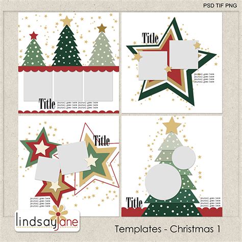 lindsay jane designs christmas templates