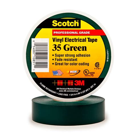 green electrical tape roll    gas  supply