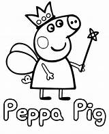 Pig Peppa Bubakids Colouring Pigs Blogx sketch template