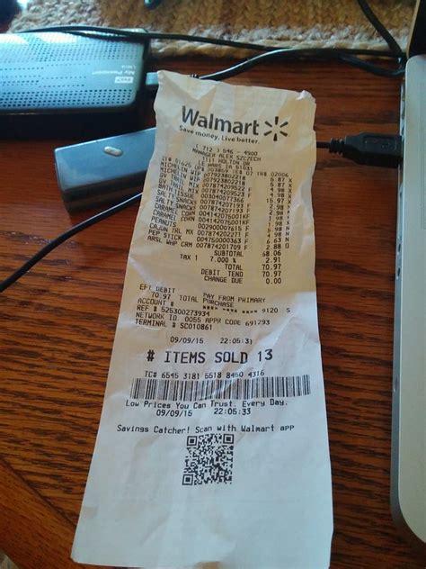 scan   walmart receipts   digital archived copy general
