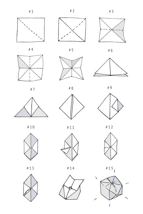 fold paper  cube