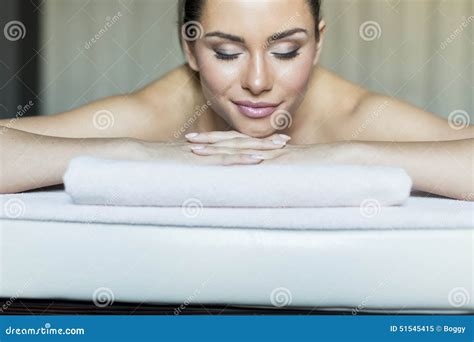 Young Woman Having A Massage Stock Image Image Of Human Cosmetics