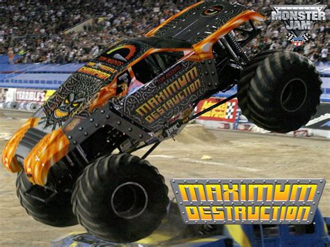 maximum destruction monster truck wallpaper