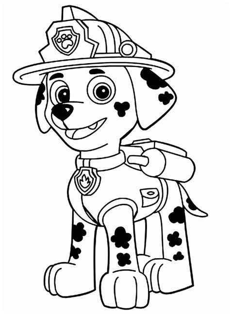 printable paw patrol coloring pages coloring home