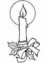 Coloring Pages Candle sketch template