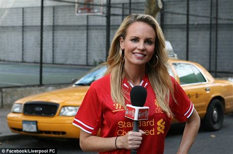 Liverpool Sign Up American Amanda Burden To Present Lfc Tv Daily Mail