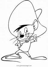 Speedy Gonzales Tunes Looney Trickfilmfiguren Malvorlage Ausmalen Cartoni sketch template